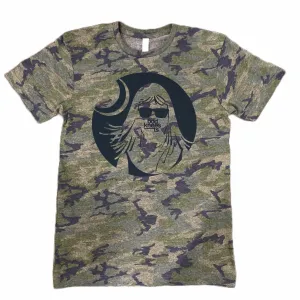badknees Logo T-shirt - Vintage Camo
